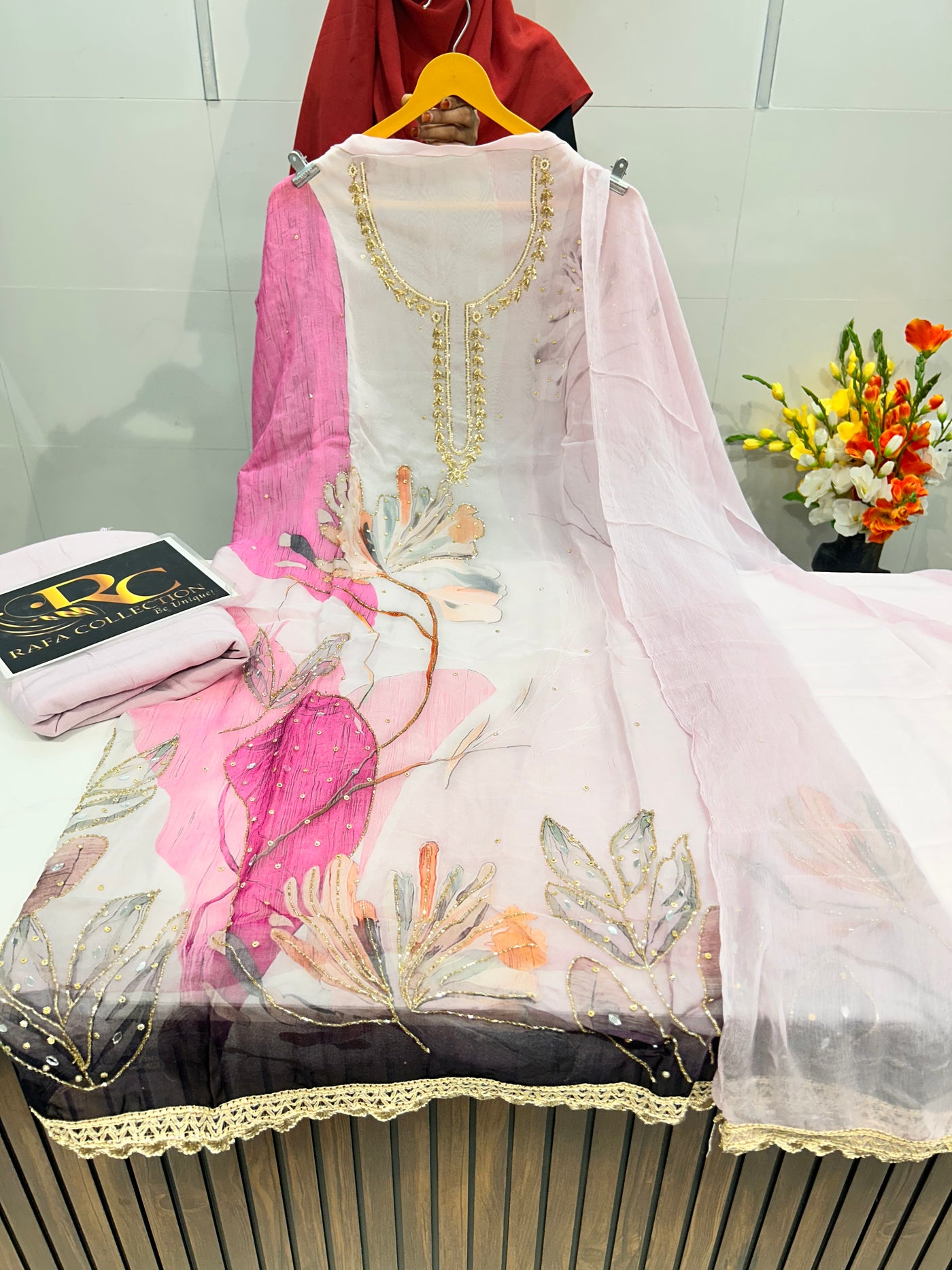 Pure Organza Suit 1640