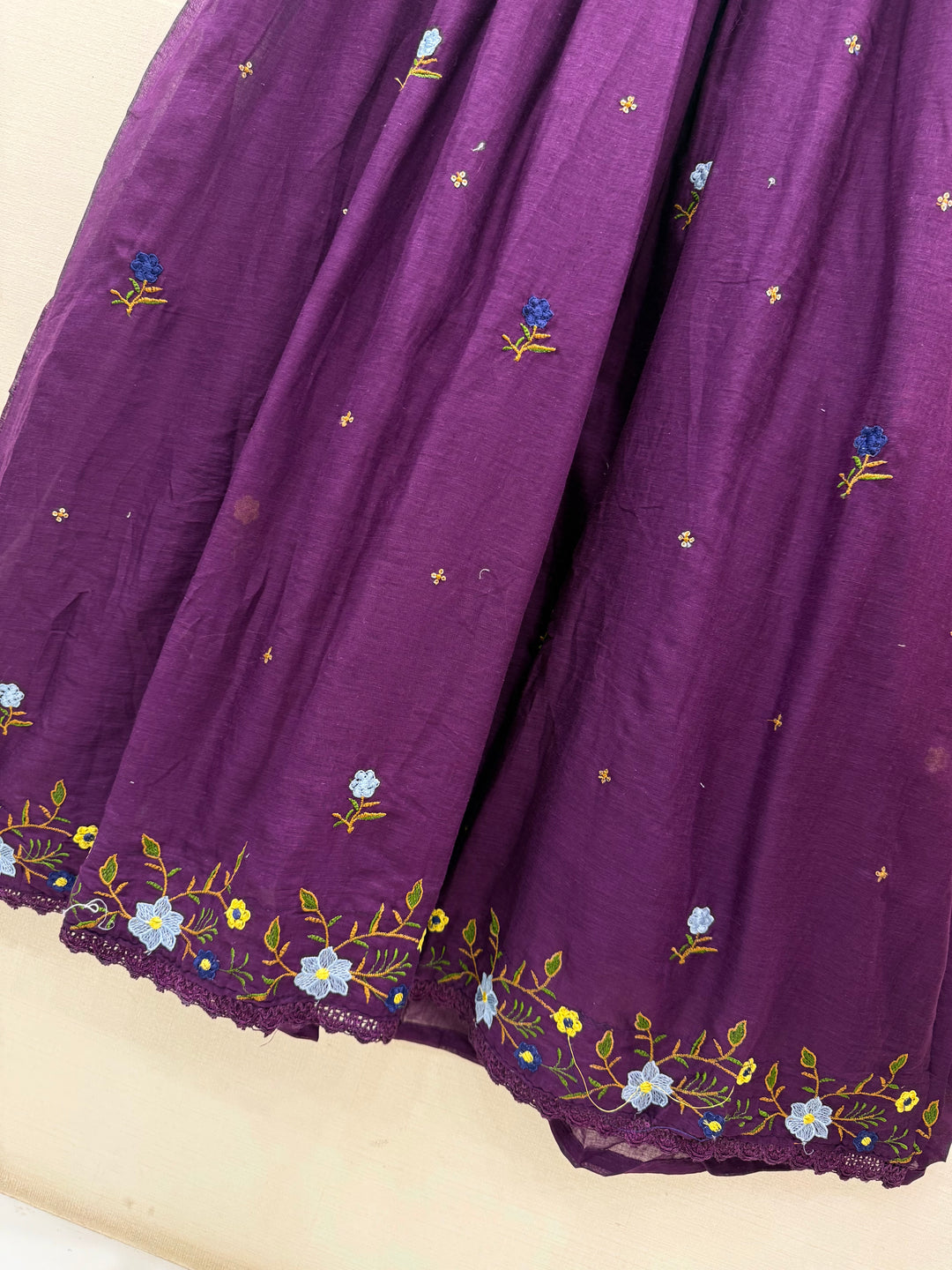 cotton embroidered gowns
