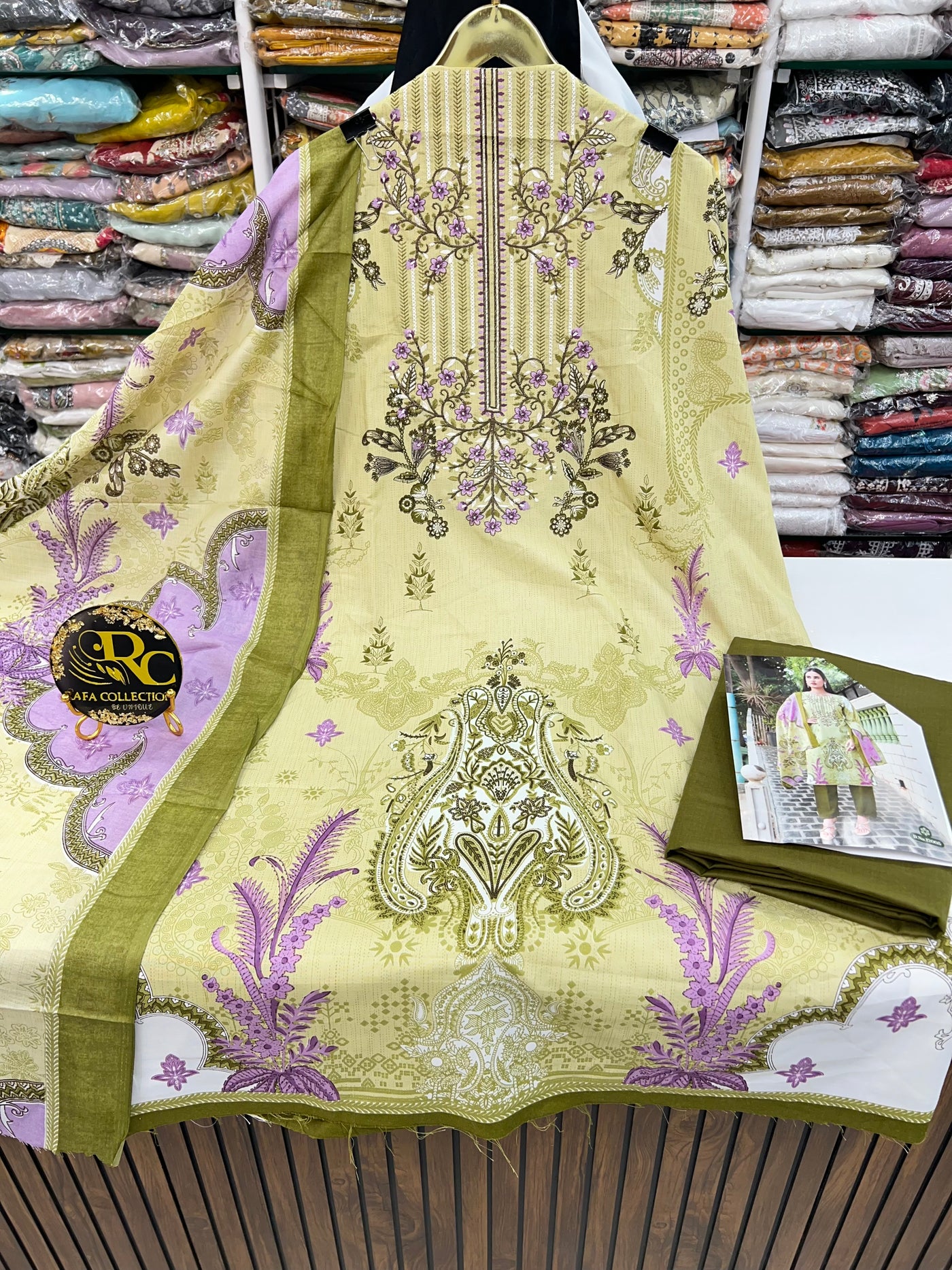 Cotton unstitched suits 2820