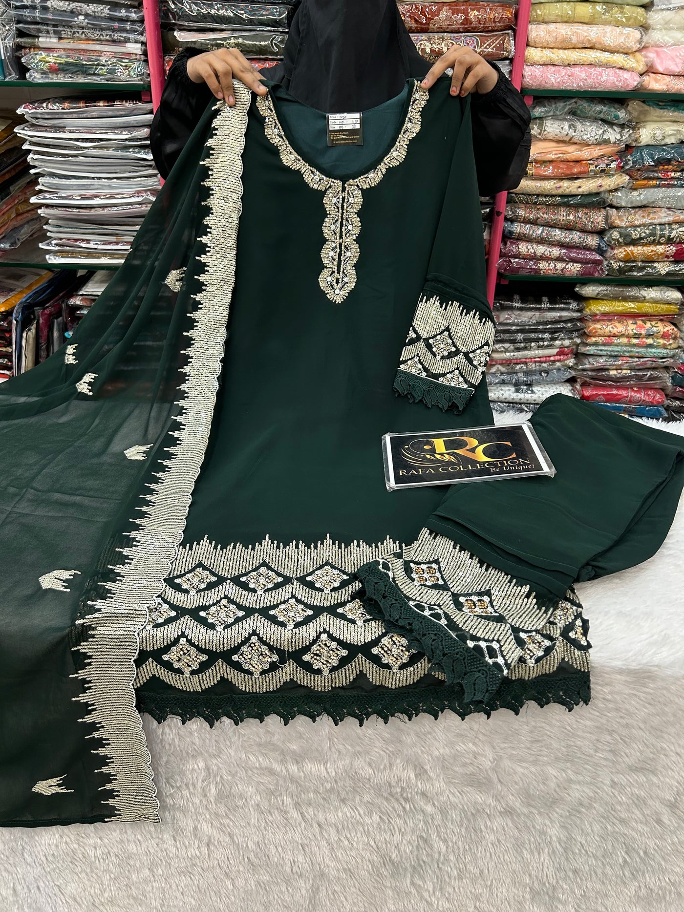 Georgette handwork suit 1130