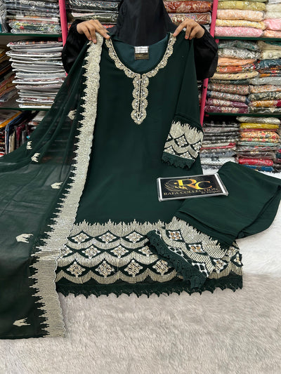 Georgette handwork suit 1130