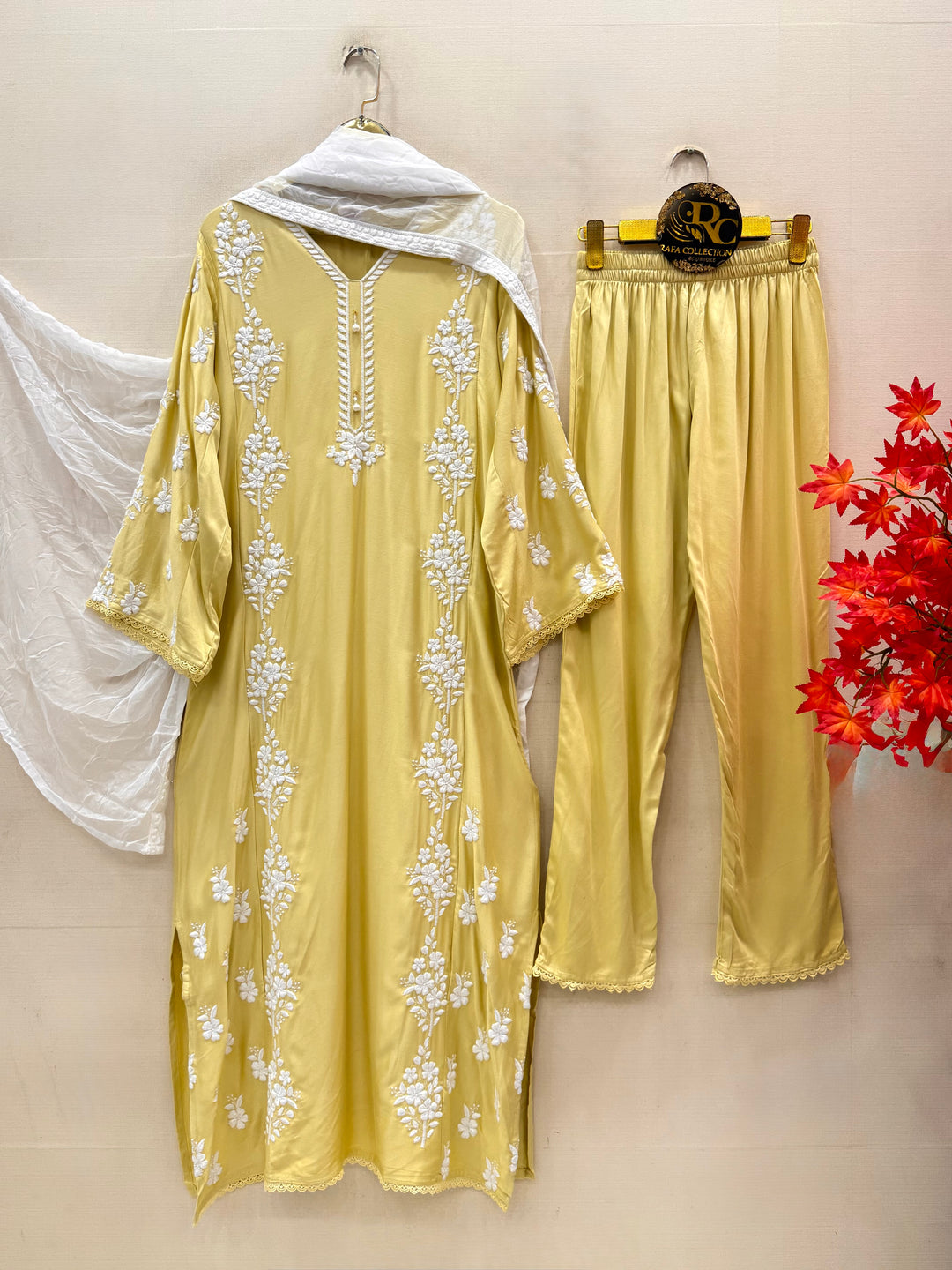 Lucknawi Long kaftan Suits