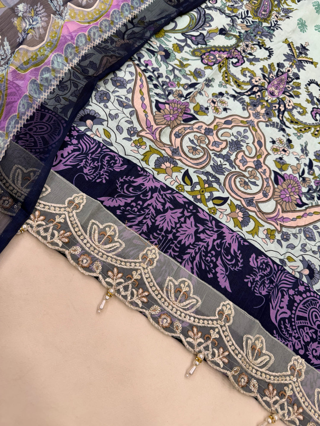 Pakistani patch work suit