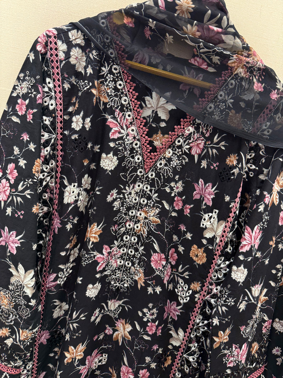 Embroidered Farshi Salwar Suits