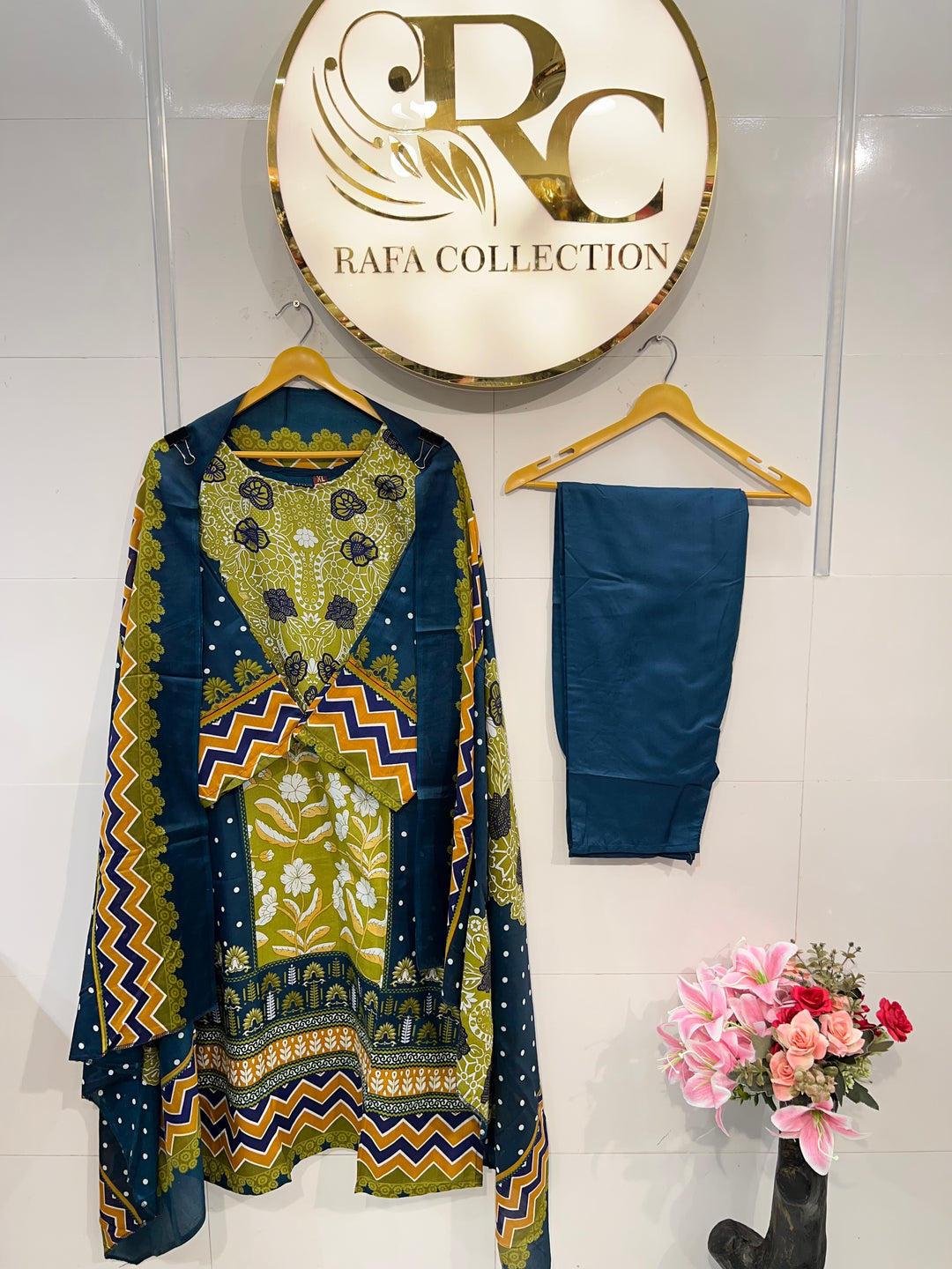 Semi cotton casual suits 2373