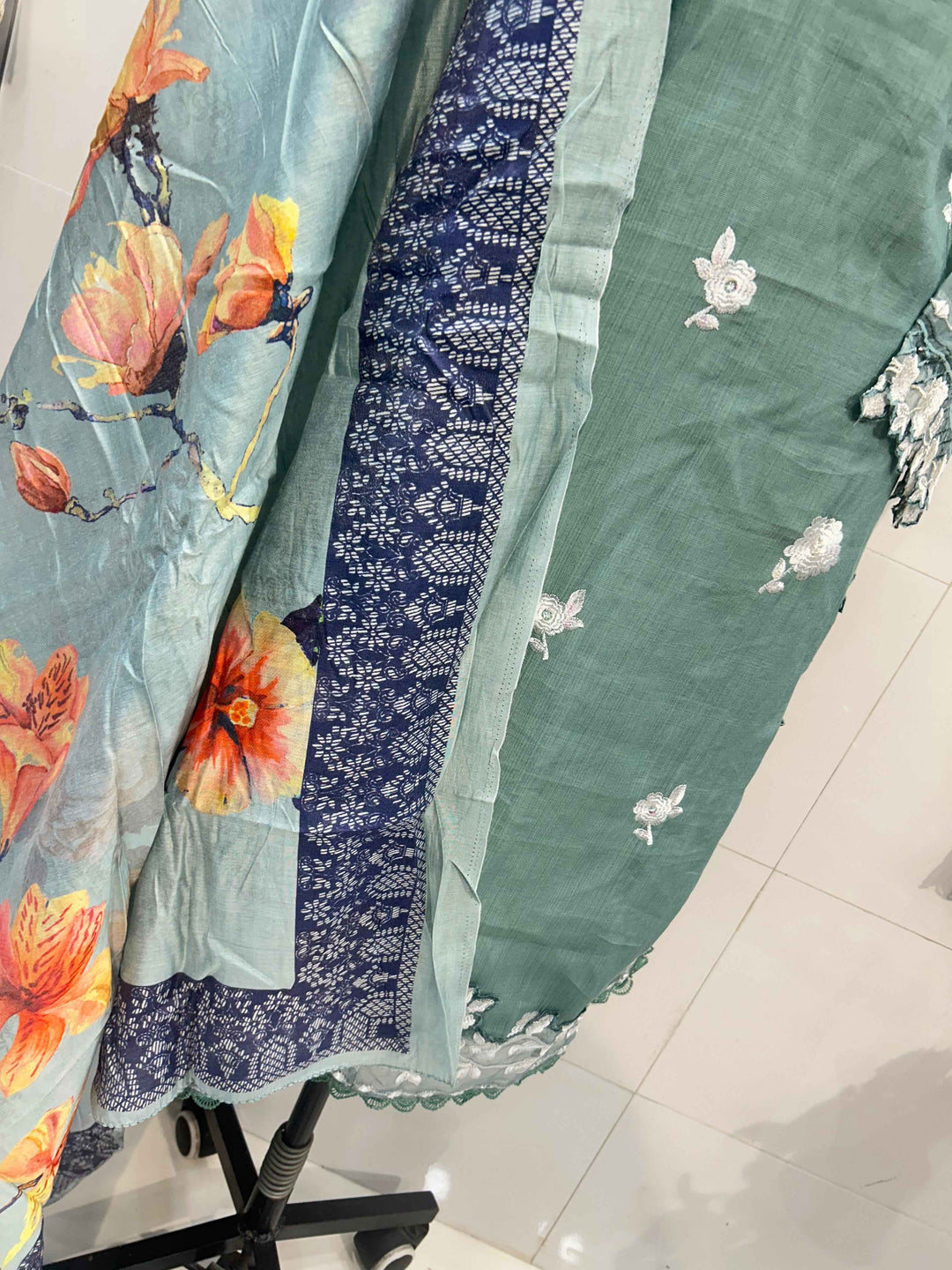 Embroidered Formals Suit 6005