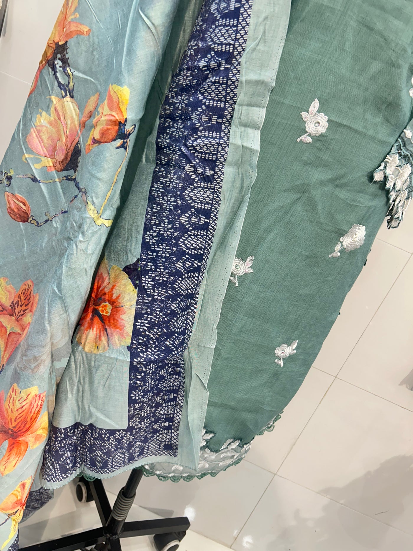 Embroidered Formals Suit 6005