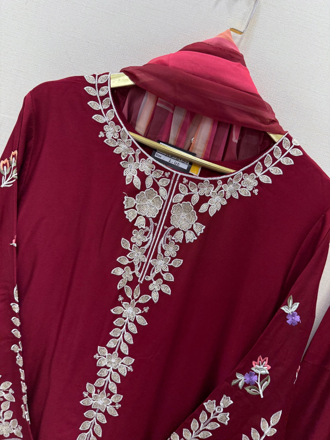 Embroidered Farshi Salwar suits