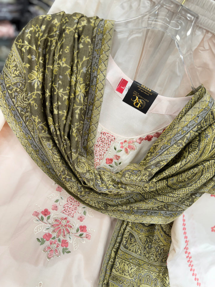 Chikankari pashmina sets