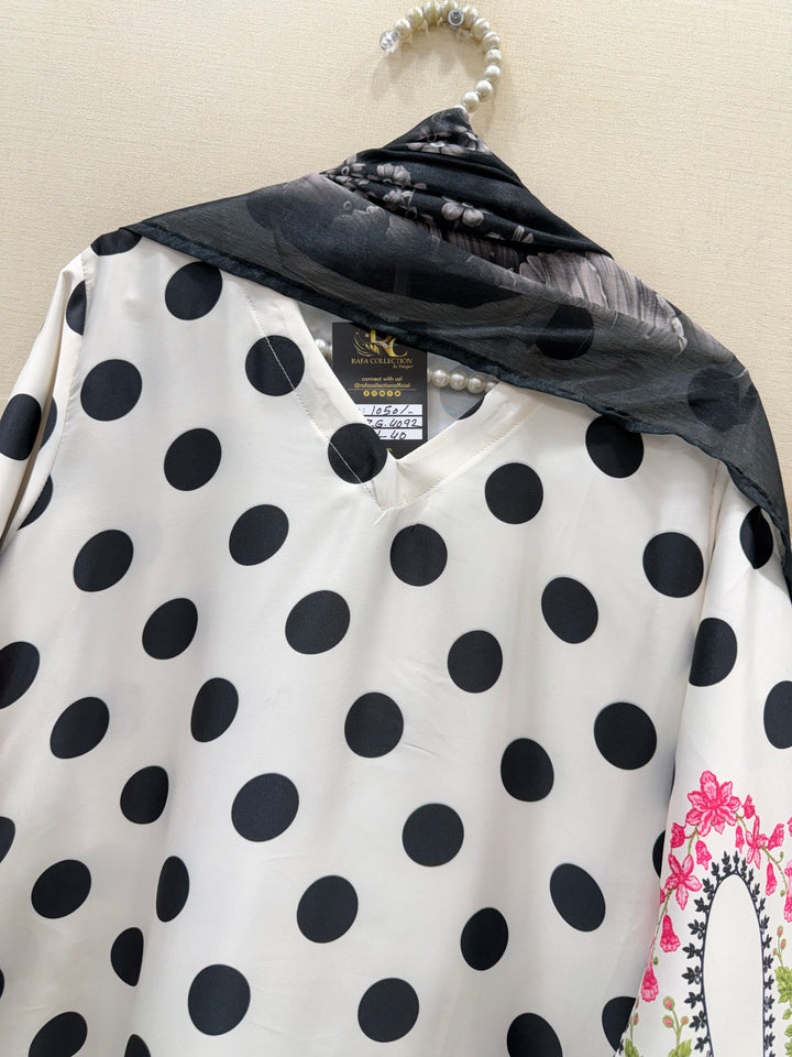 Satin Polka Dot Suits
