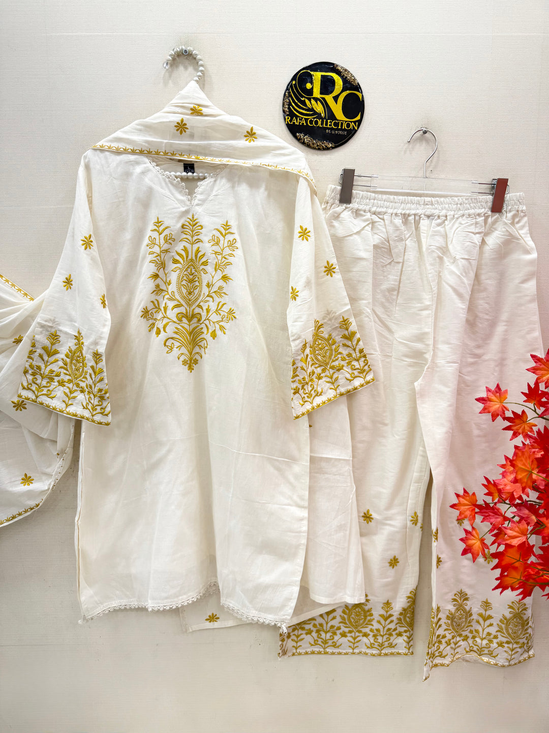 cotton embroidery suits