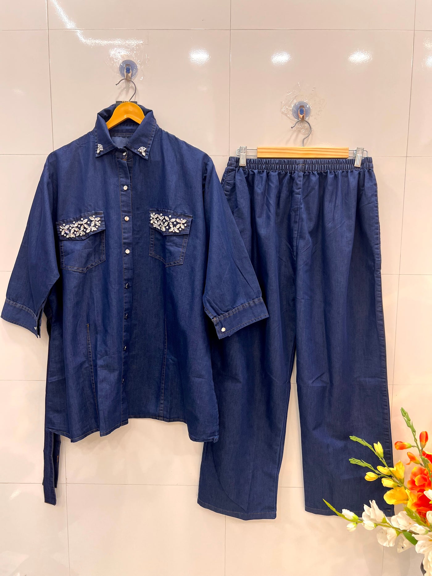 Denim Co-ord sets 2395