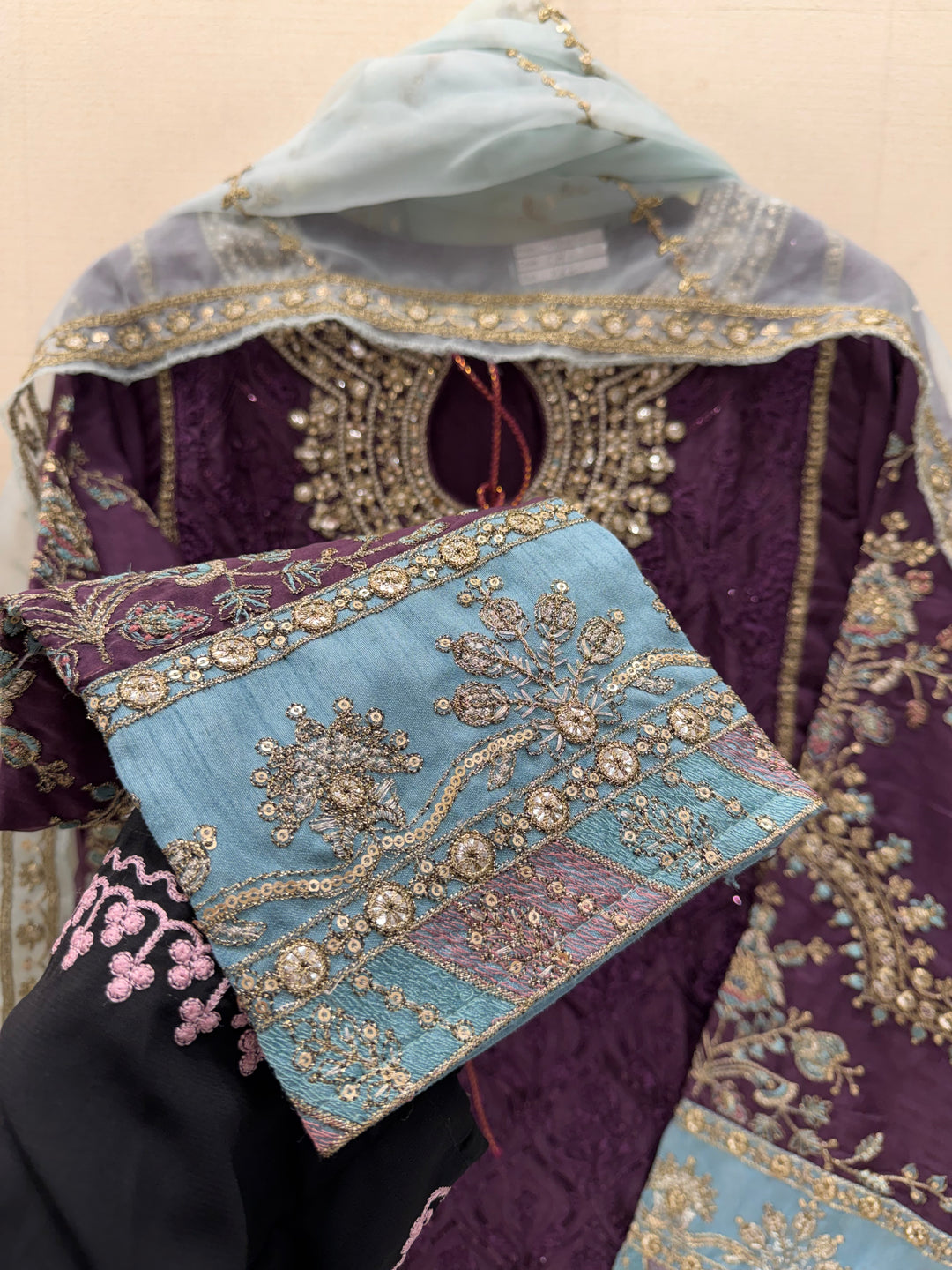 Pakistani organza suits