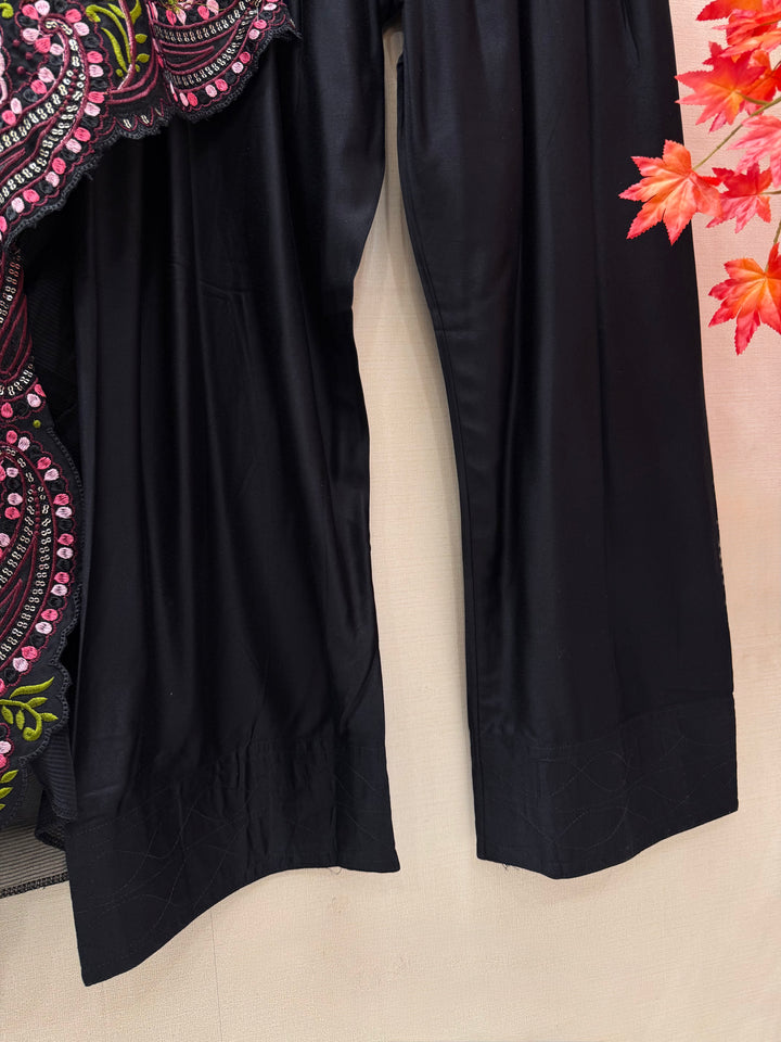 Embroidered Farshi Salwar Suits