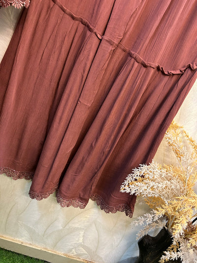 Crinkle peplum Garara Set 1155