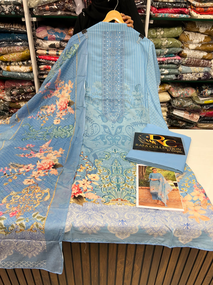 Lawn unstitch suits Nizaam 33977