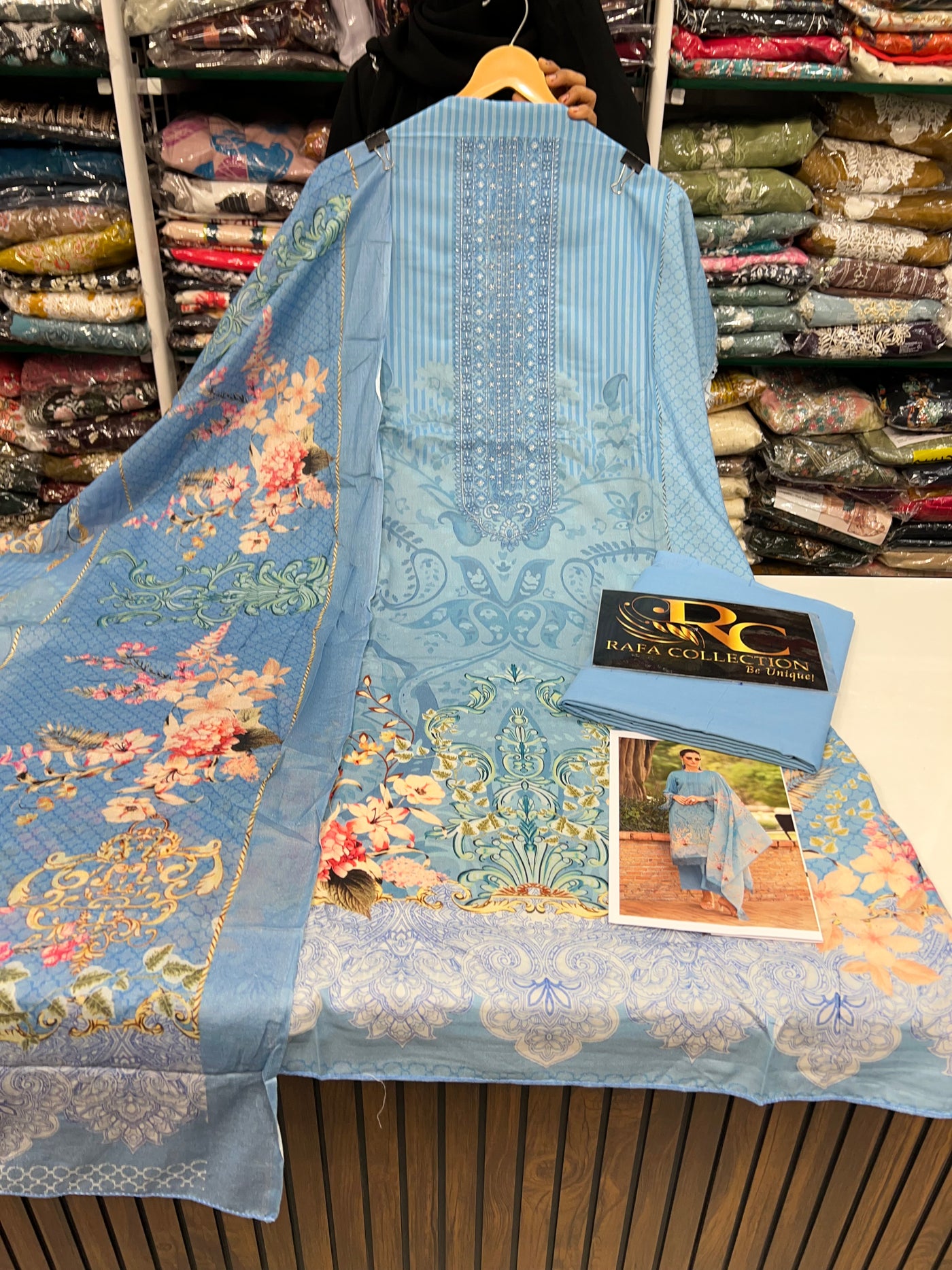 Lawn unstitch suits Nizaam 33977