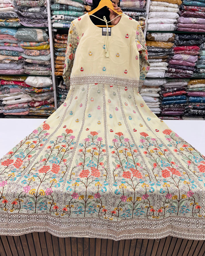 Gown Style Plazzo Suit 126212