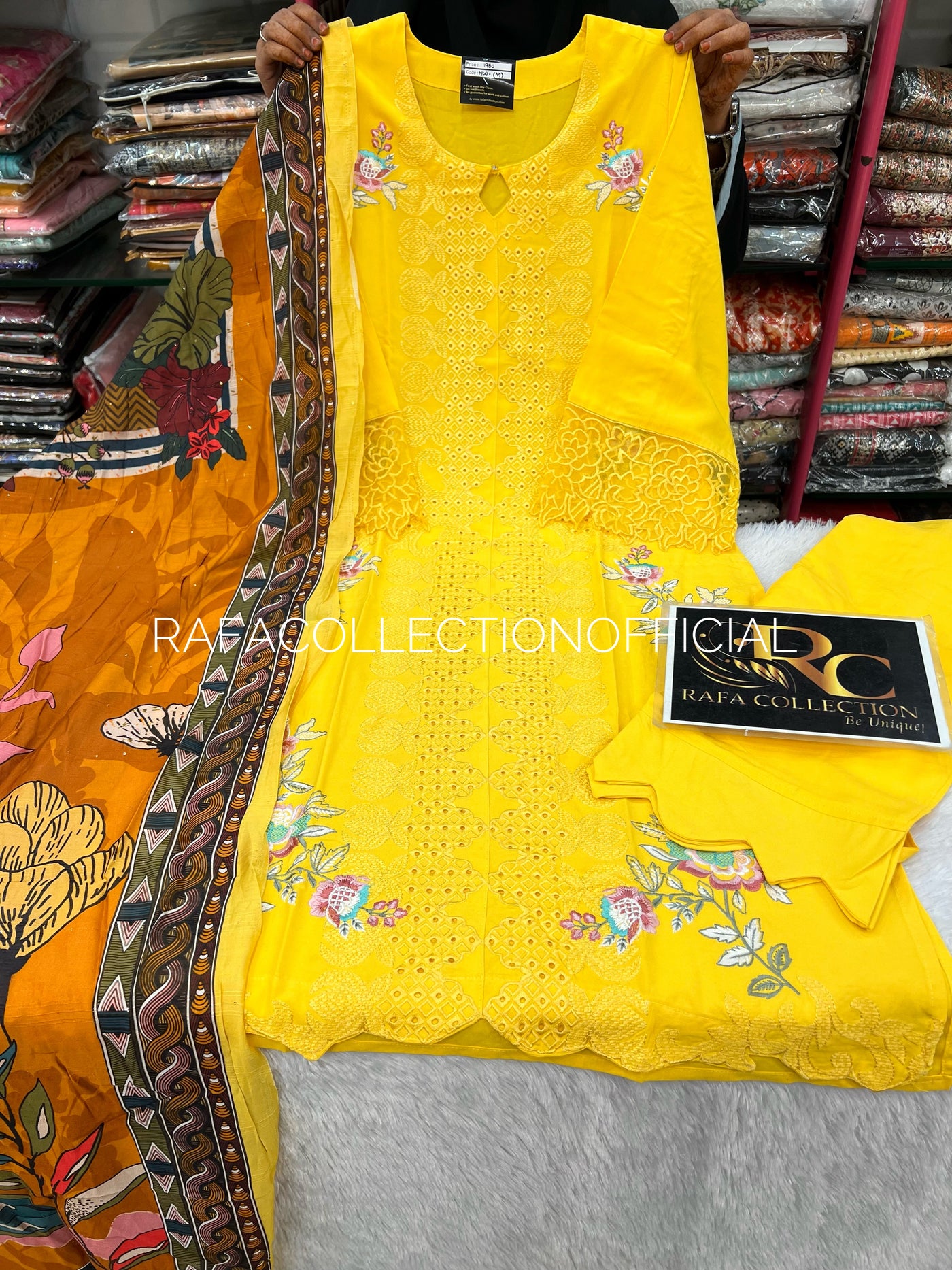 Embroided karachi suit 797