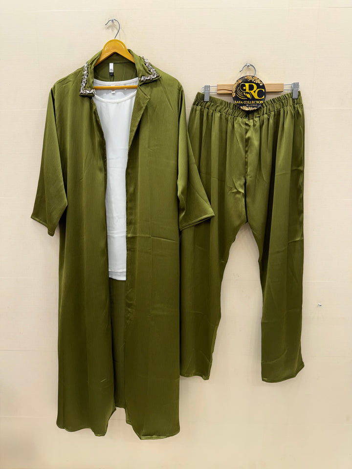 Handwork shrug Co-ord Set 831