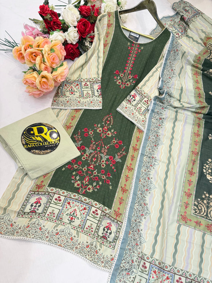 Cotton Embroidery Suits