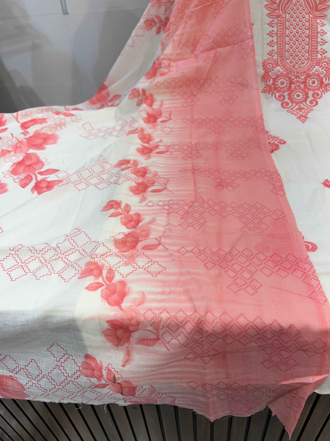 Cotton Unstich Suit 2188