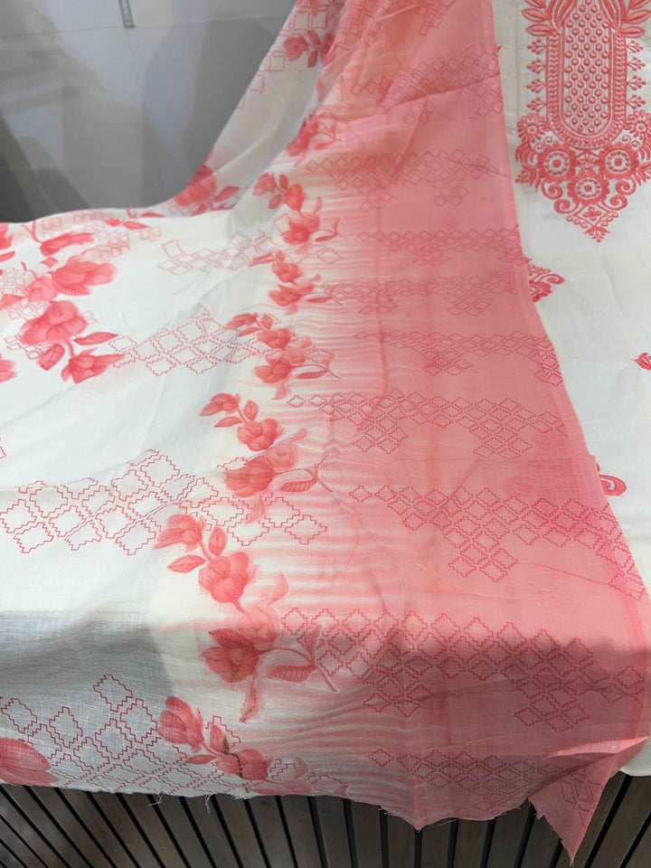 Cotton Unstich Suit 2188