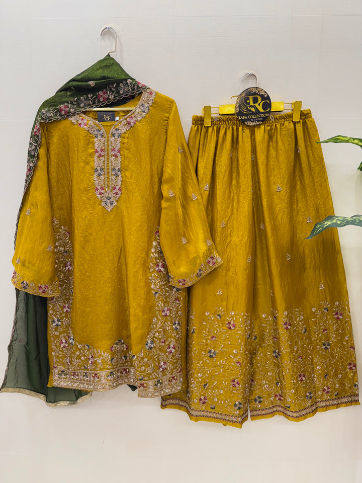 Pakistani chinnon suits 2969