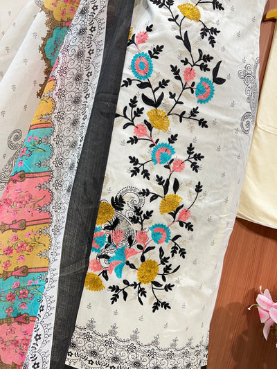 Cotton unstitch suits 2709