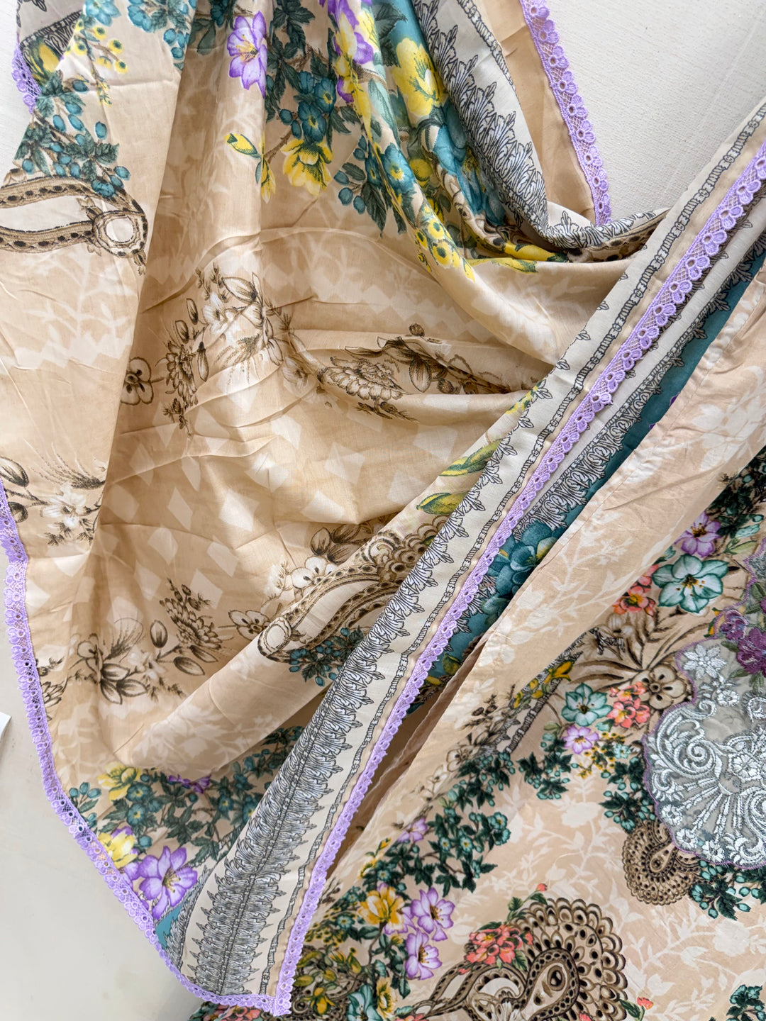 Pakistani cotton patchwork suits