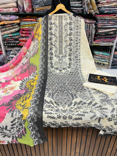 Cotton unstitch suits 2337