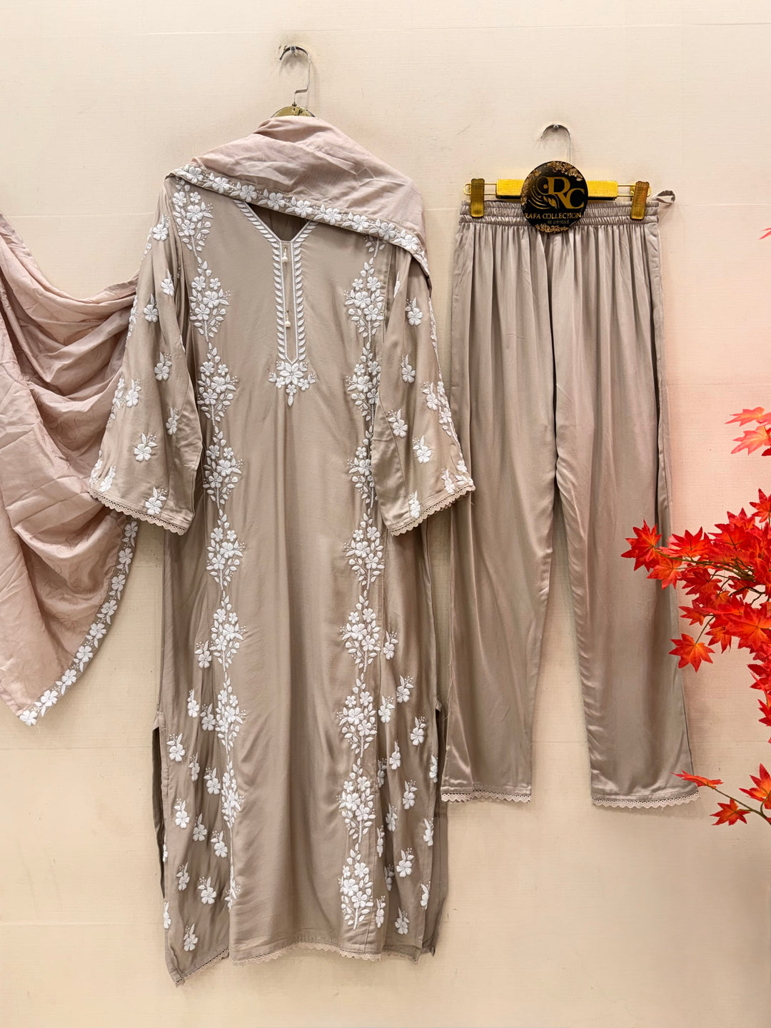 Lucknawi Long kaftan Suits