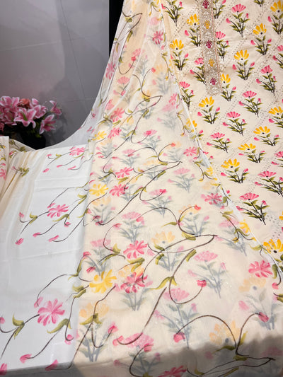 Cotton Unstitched Suit 1316