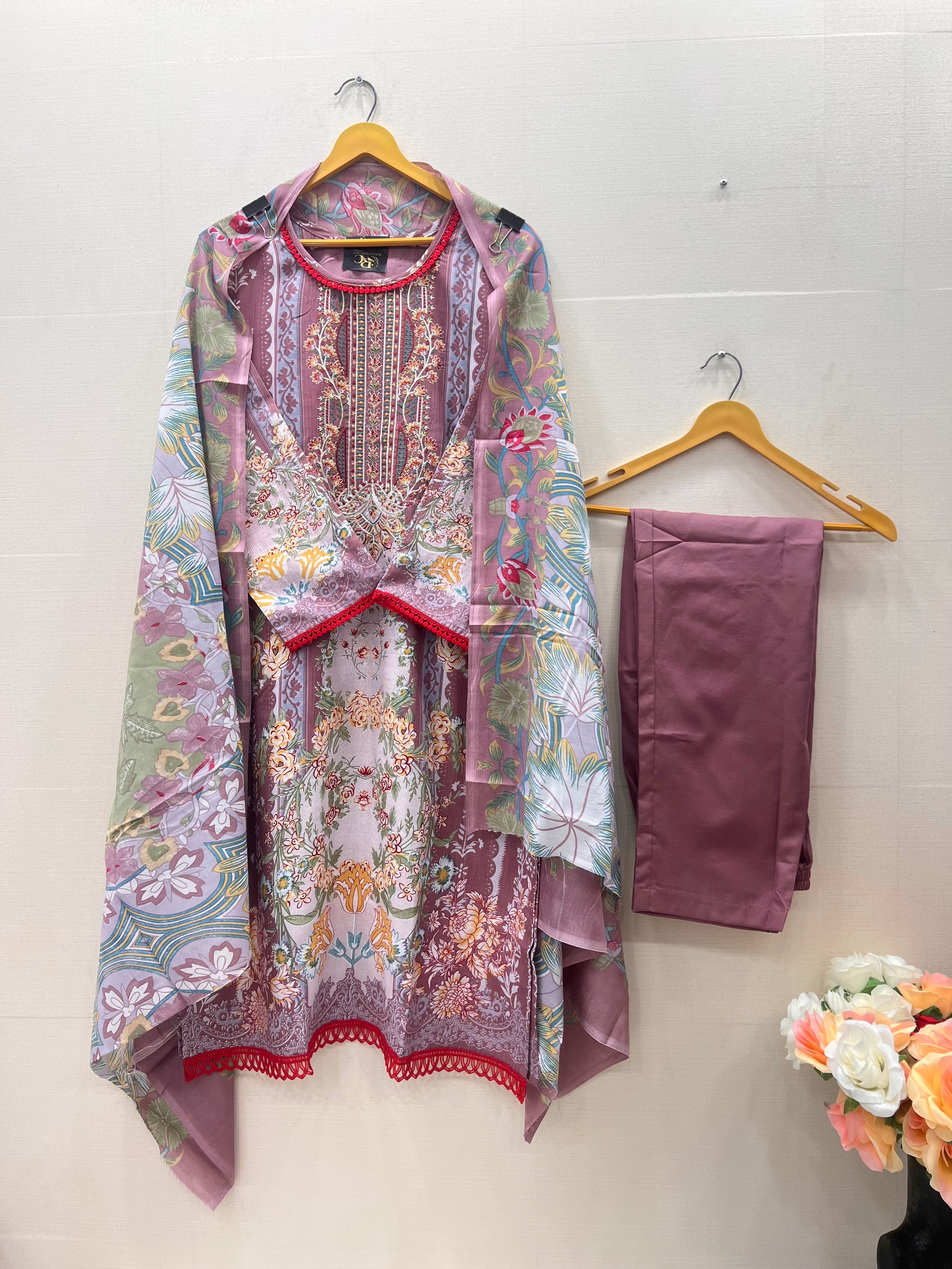 Semi cotton casual suits 2836 - Rafa Collection
