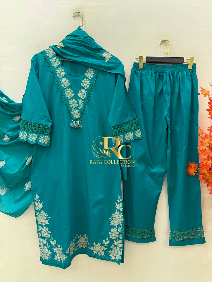 Embroidered Cotton Suits