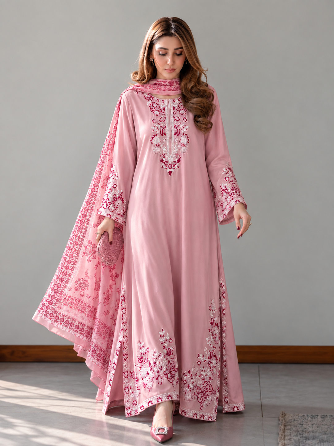 Long Embroidered Kaftans