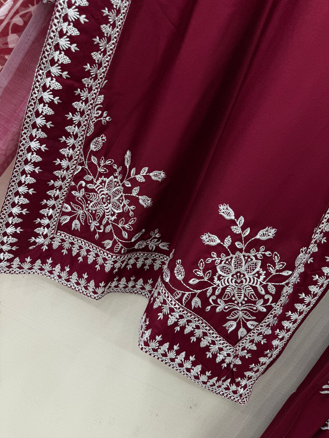 Embroidered Farshi Salwar suits