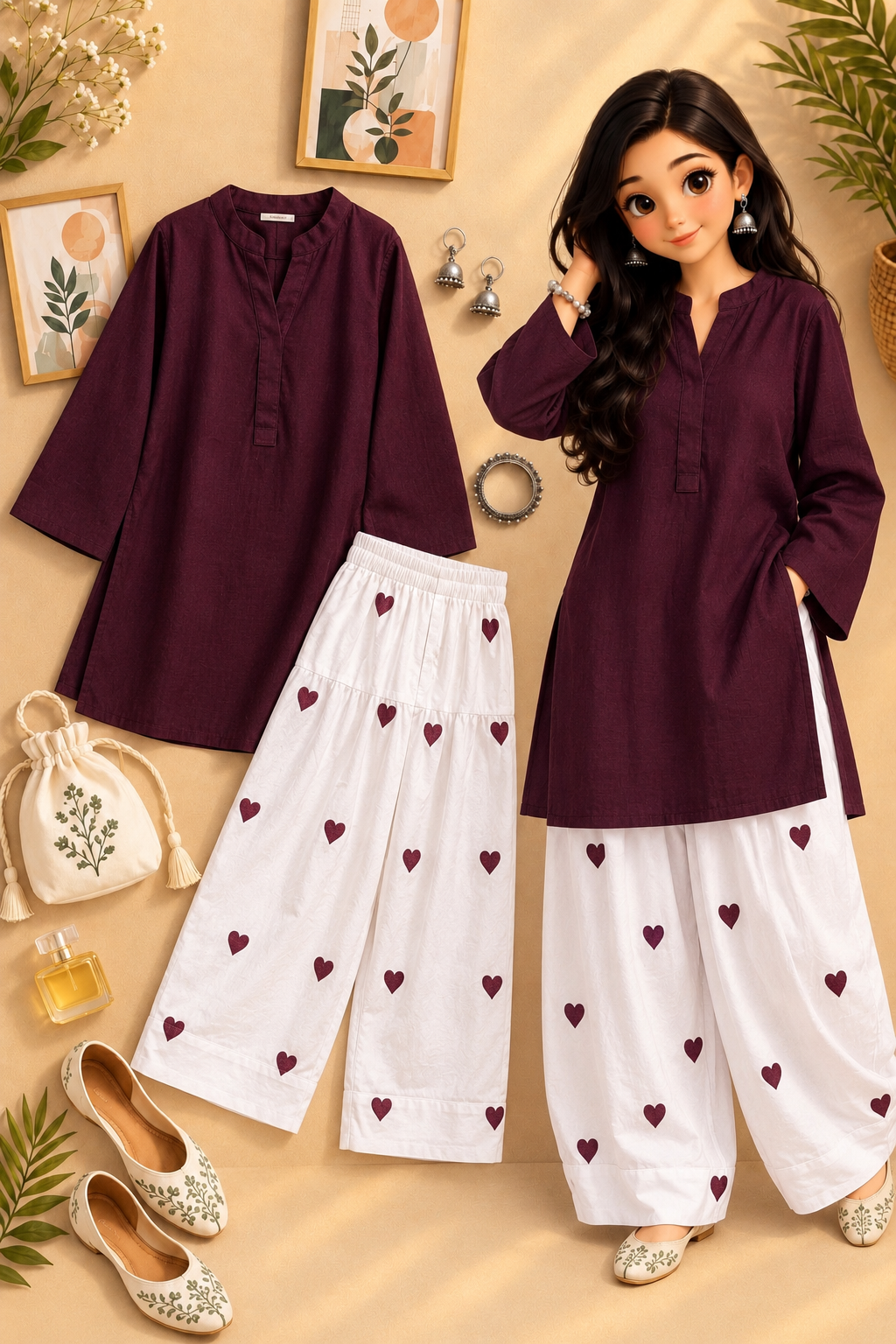 Heart Farshi salwar suits