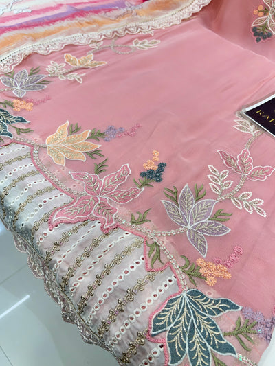 Organza Embroidered Suit 1977
