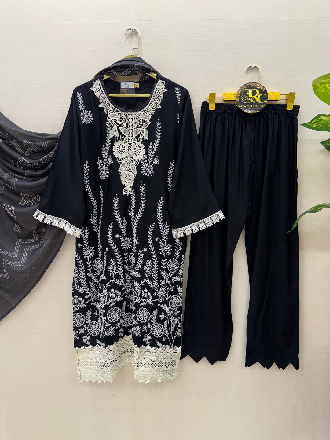Cutwork Pakistani embroidered suits