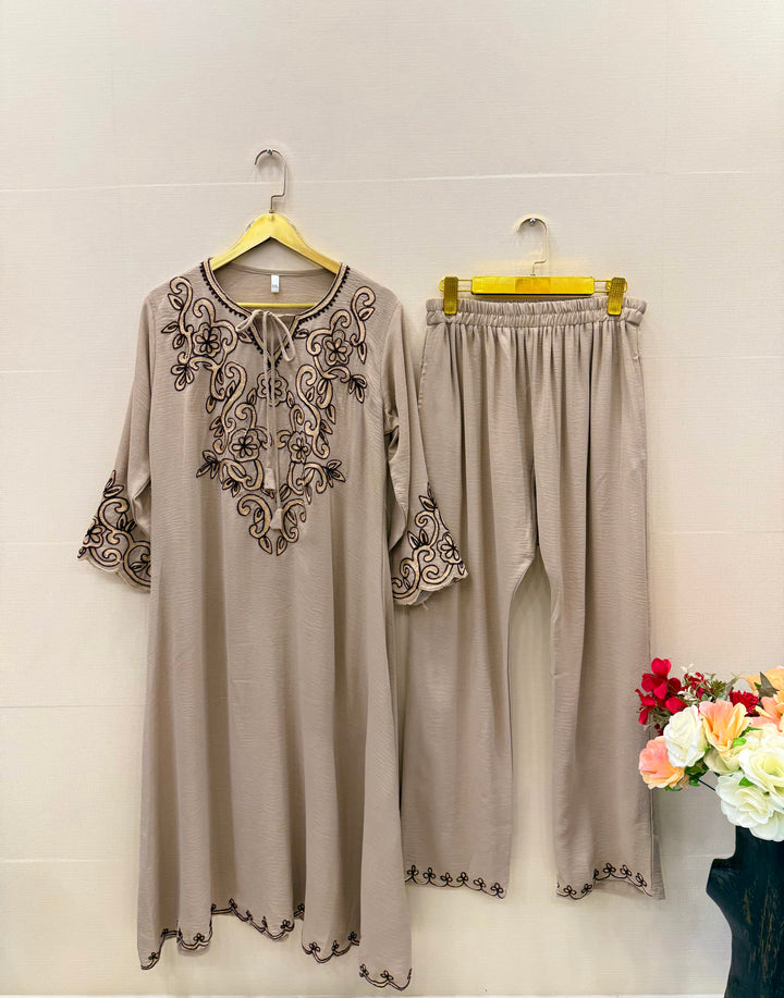 Imported embroided co-ord sets