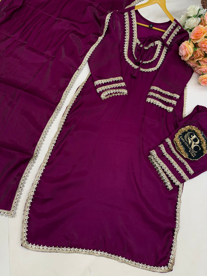 Shimmer viral lace suits