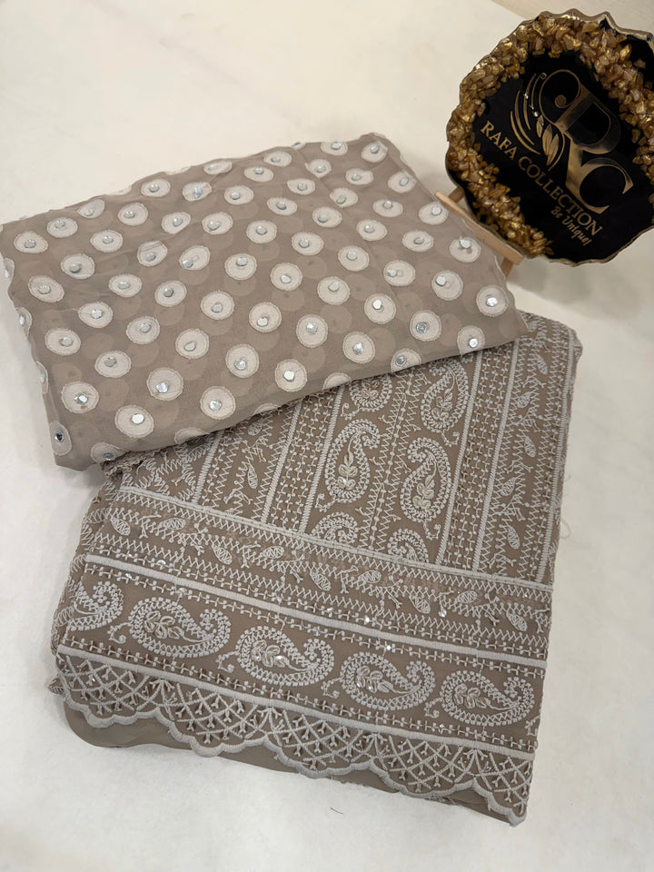Georgette unstitched suits