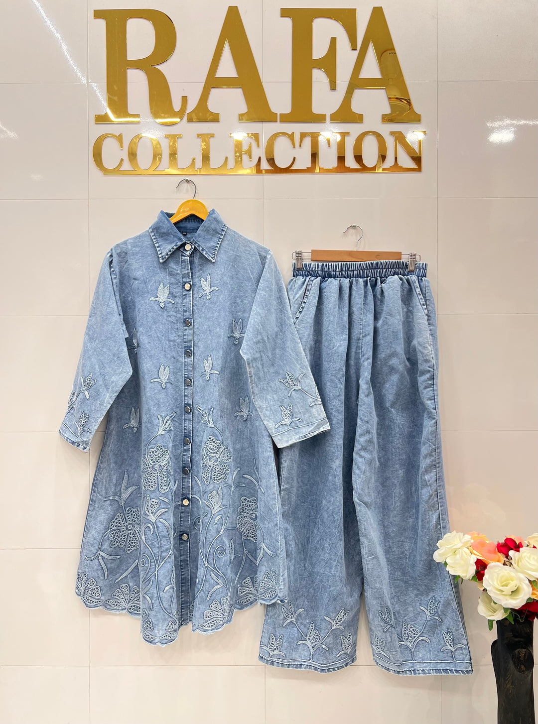 Denim co-ord sets