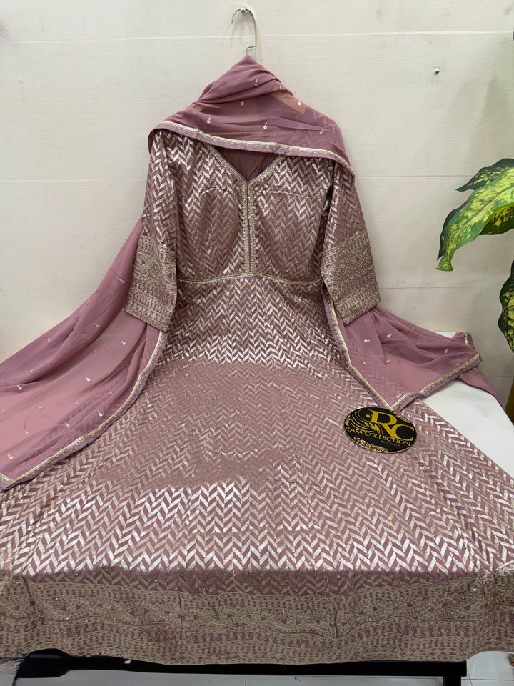 Heavy georgette gown