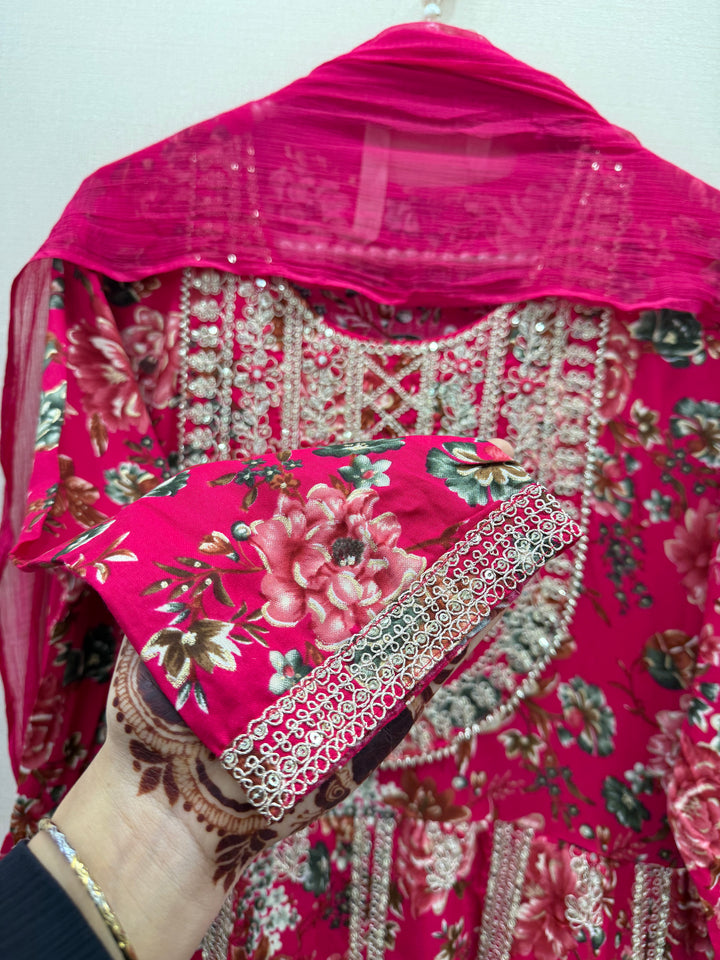 Anarkali embroidered Suits