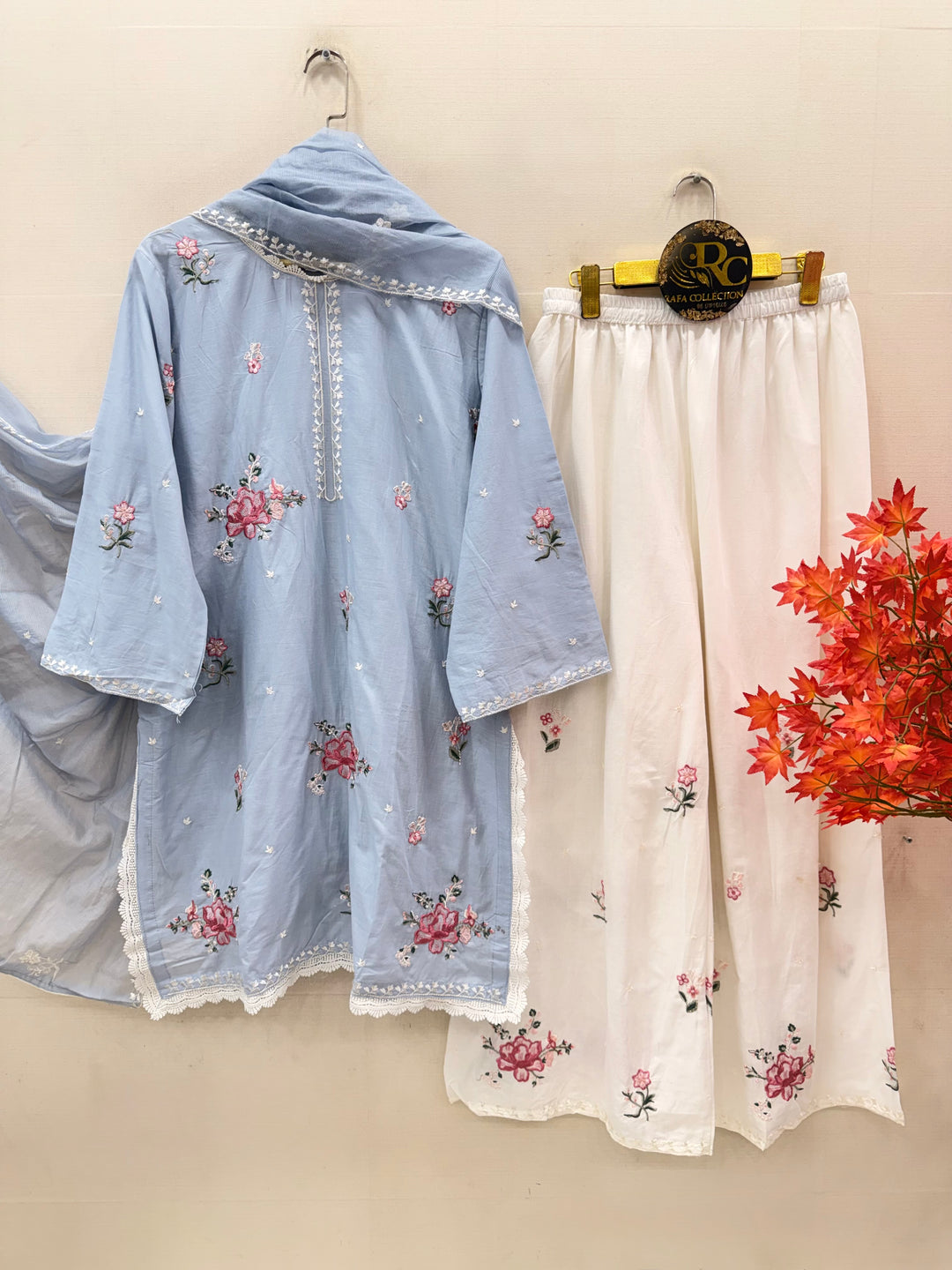 Cotton Embroidered Suits