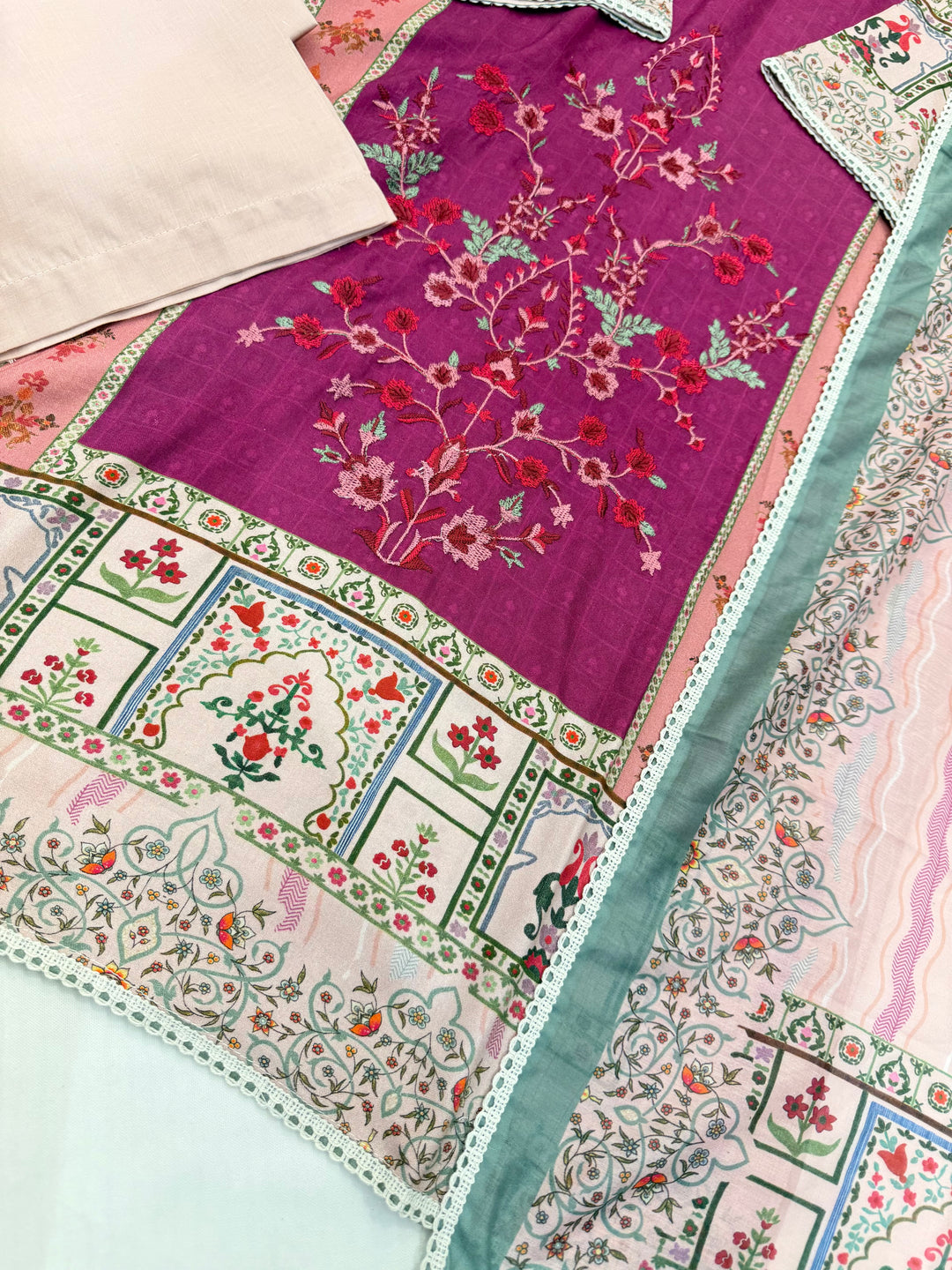 Cotton Embroidery Suits