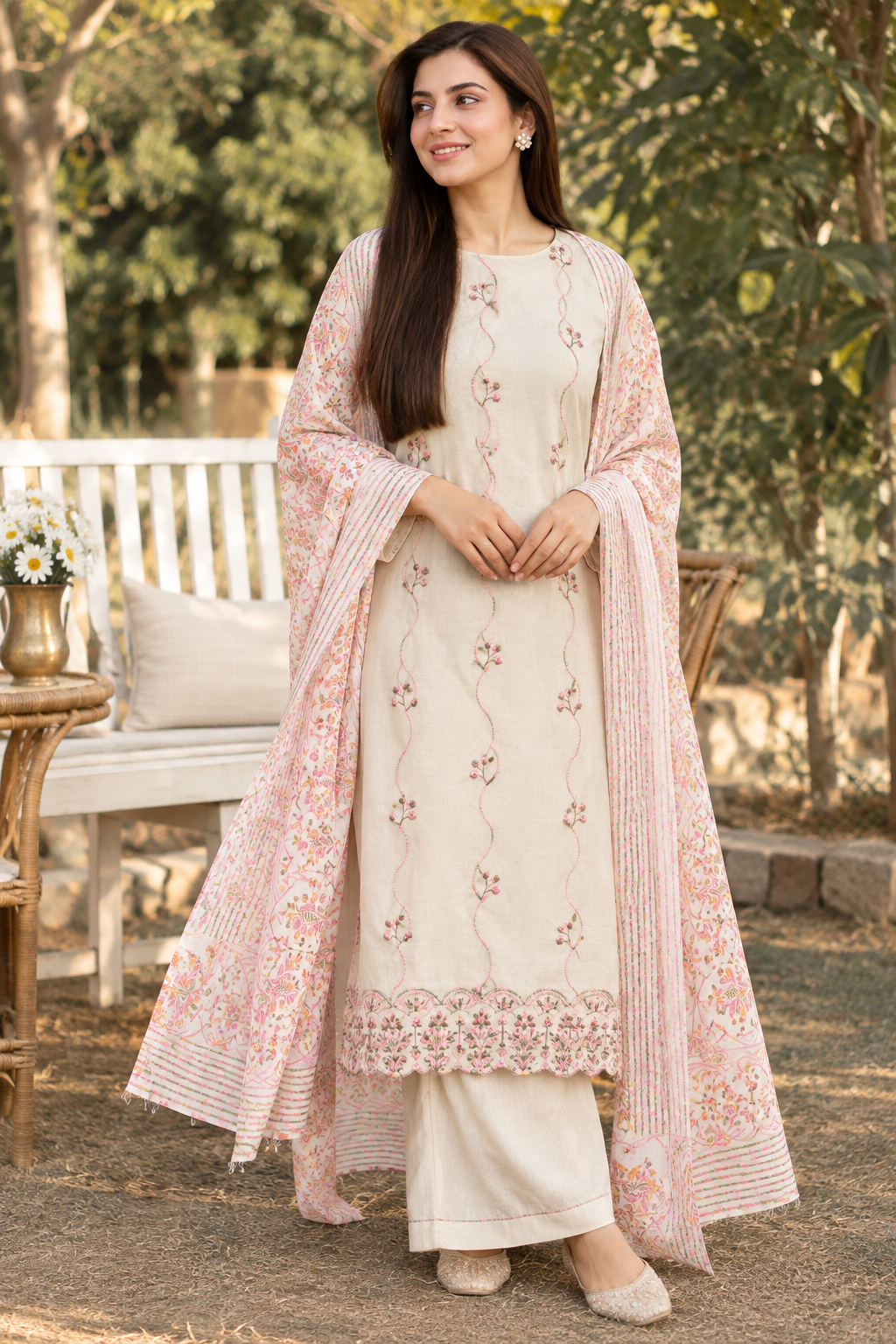 Cotton Unstitched Suits