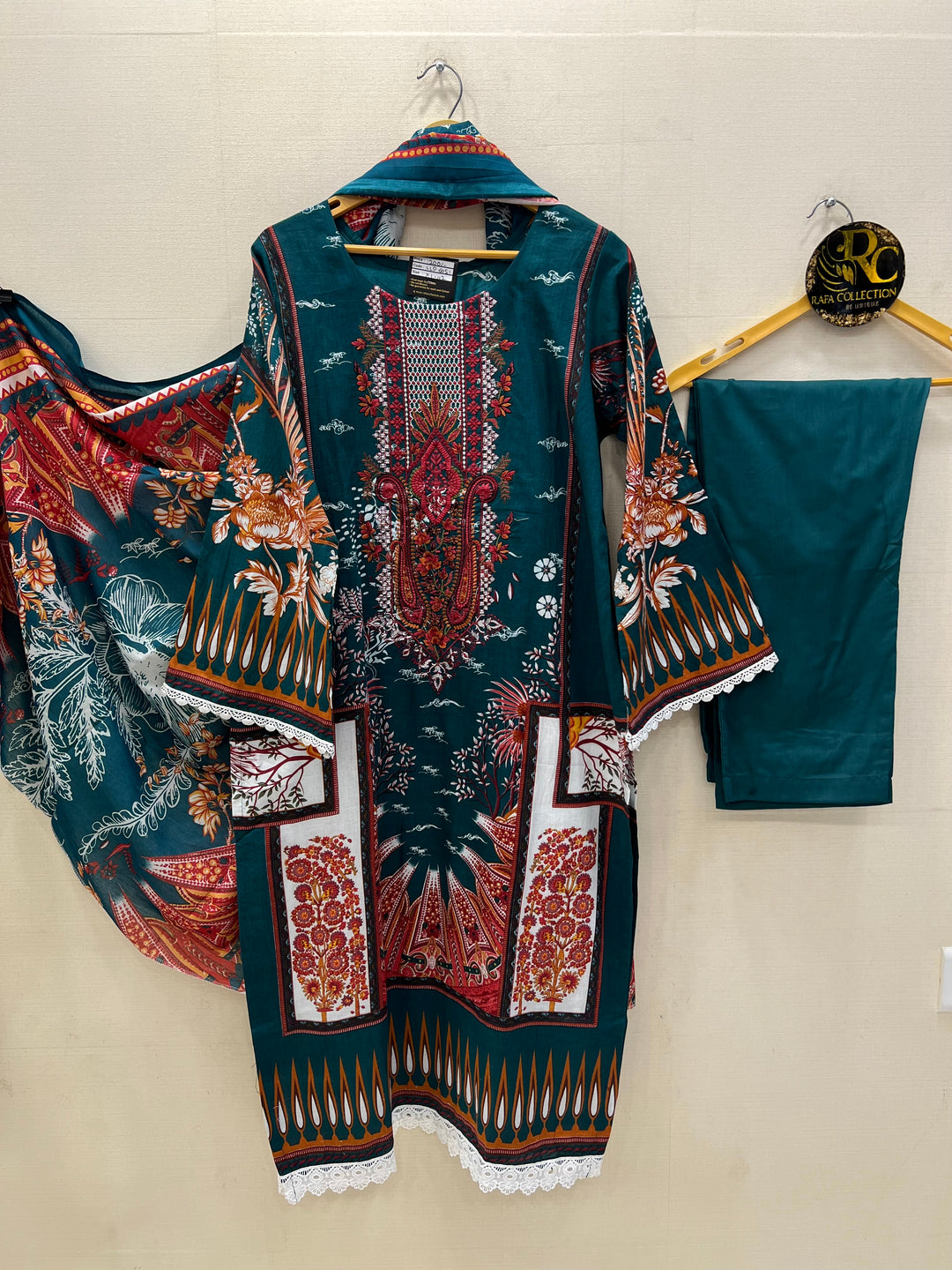 Cotton Embroidered Suits